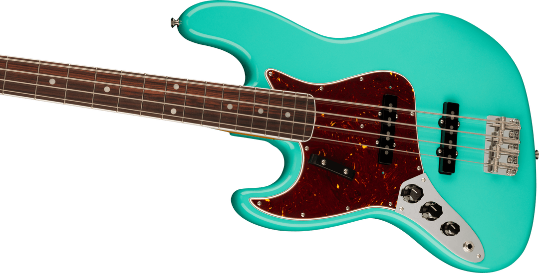 Fender American Vintage II 1966 Jazz Bass Left-Hand, Rosewood Fingerboard, Sea Foam Green