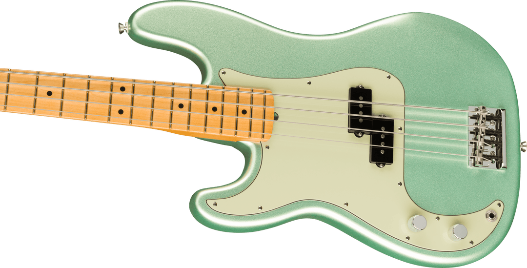 Fender American Professional II Precision Bass Left-Hand, Maple Fingerboard, Mystic Surf Green