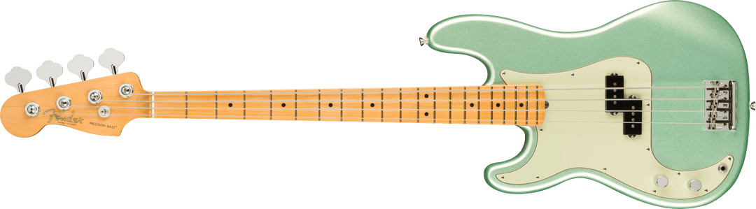 Fender American Professional II Precision Bass Left-Hand, Maple Fingerboard, Mystic Surf Green