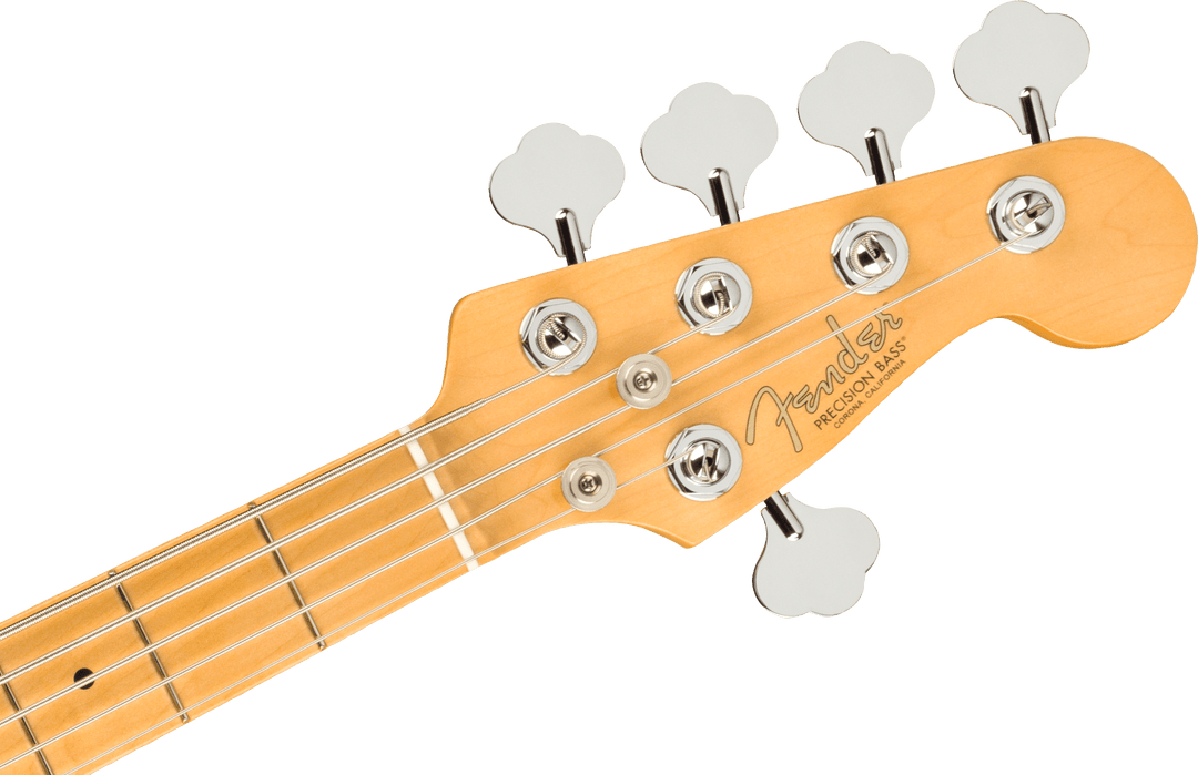 Fender American Professional II Precision Bass V, Maple Fingerboard, Miami Blue