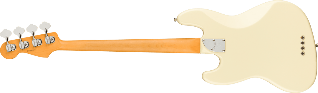 Fender American Professional II Jazz Bass, Rosewood Fingerboard, Olympic White - A Strings
