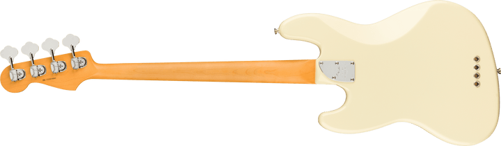Fender American Professional II Jazz Bass, Rosewood Fingerboard, Olympic White - A Strings