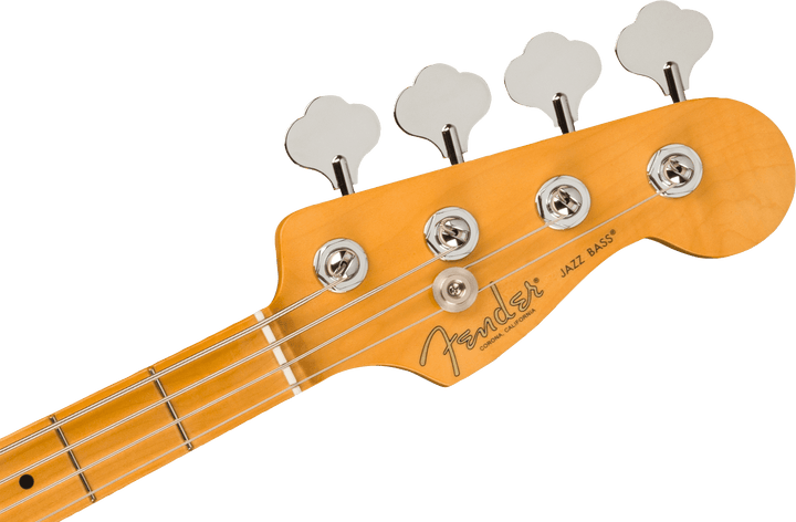 Fender American Professional II Jazz Bass, Maple Fingerboard, Olympic White - A Strings