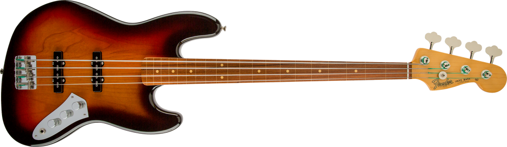 ベース Fender Jaco Pastorius Jazz Bass Fender Jaco Pastorius Jazz Bass, Fretless, Pau Ferro Fingerboard