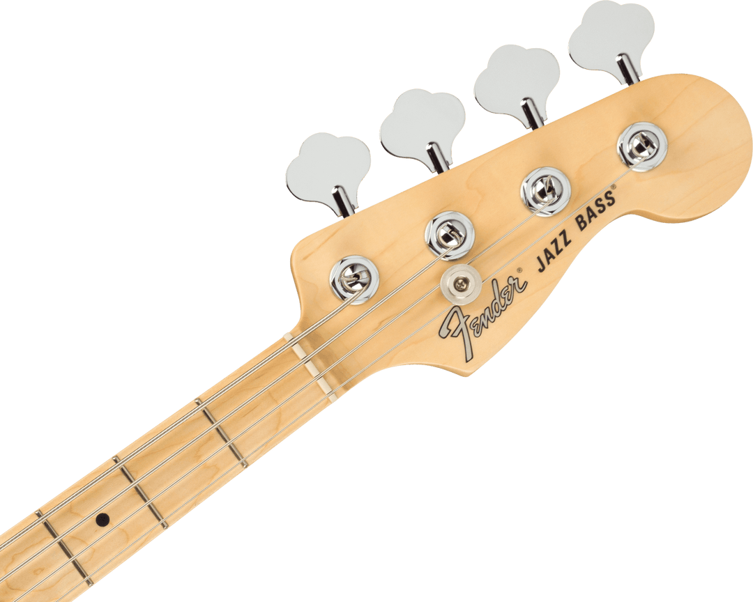 Fender American Performer Jazz Bass, Maple Fingerboard, Satin Surf Green - A Strings