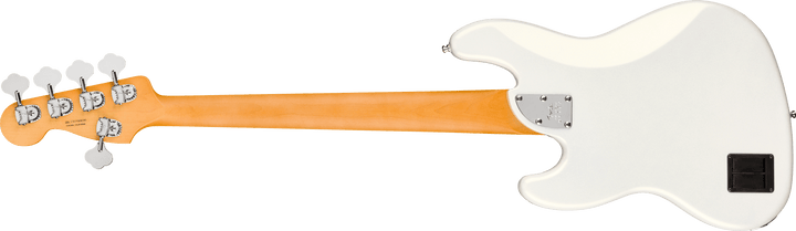 Fender American Ultra Jazz Bass V, Maple Fingerboard, Arctic Pearl