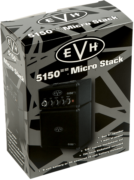 EVH 5150III Micro Stack, Stealth Black - A Strings