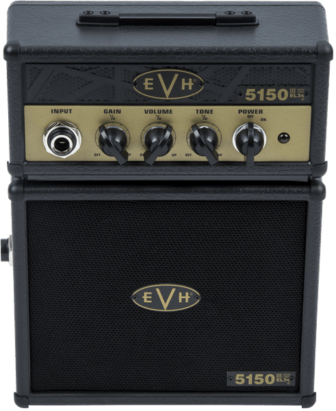 EVH 5150III EL34 Micro Stack, Black and Gold - A Strings
