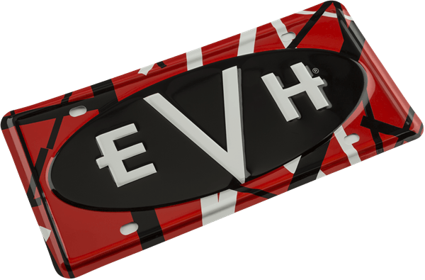 EVH Logo License Plate - A Strings