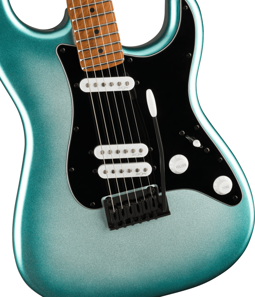 Squier Contemporary Stratocaster Special, Roasted Maple Fingerboard, Black Pickguard, Sky Burst Metallic