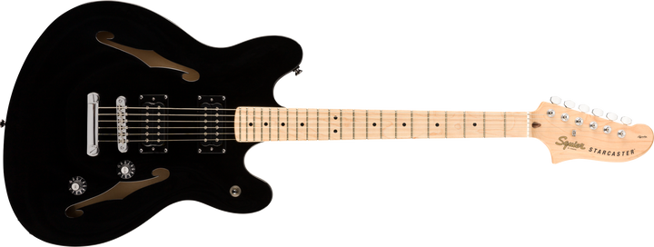 Squier Affinity Series Starcaster, Maple Fingerboard, Black
