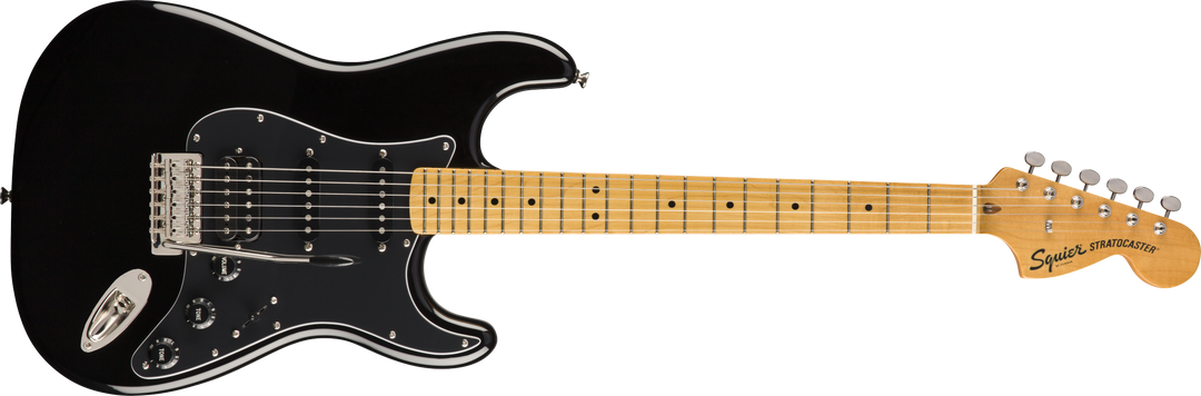 Squier Classic Vibe 70s Stratocaster HSS, Maple Fingerboard, Black