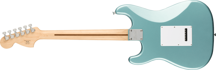 Squier FSR Affinity Series Stratocaster HSS, Laurel Fingerboard, White Pickguard, Ice Blue Metallic