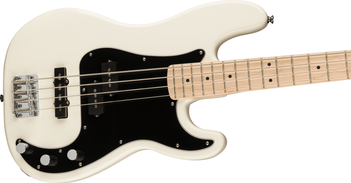 Basse Squier Affinity Series Precision PJ, touche en érable, Olympic White