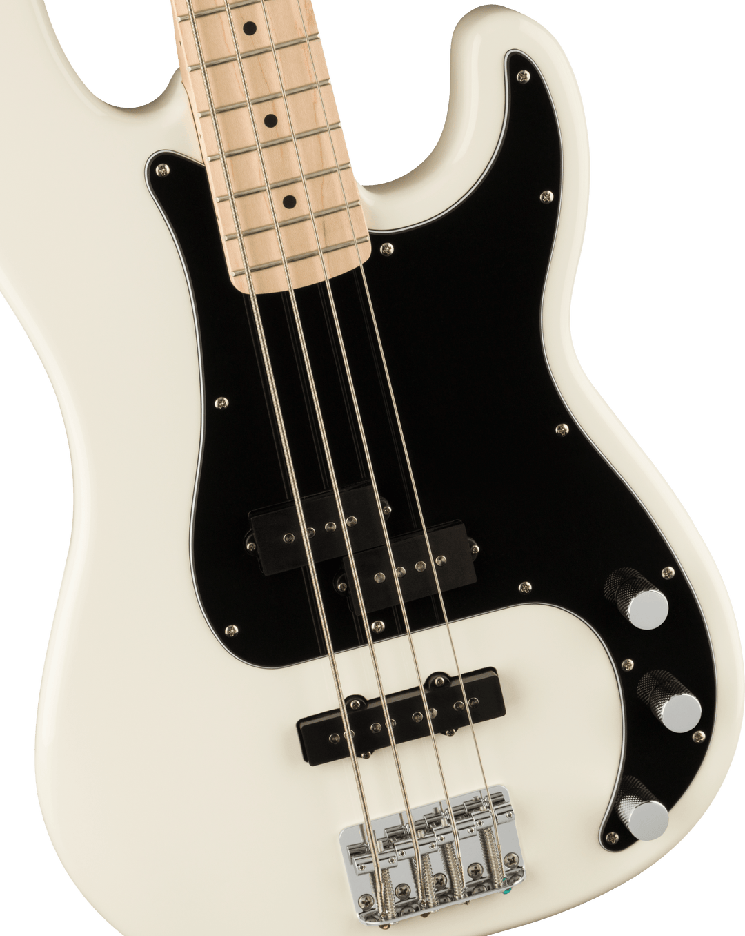 Squier Affinity Series Precision PJ Bass, Maple Fingerboard, Olympic White