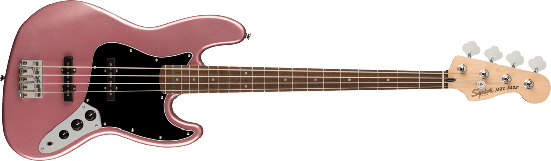 Squier Affinity Series Jazz Bass, Laurel Fingerboard, Burgundy Squier Affinity Series Jazz Bass, Laurel Fingerboard, Burgundy