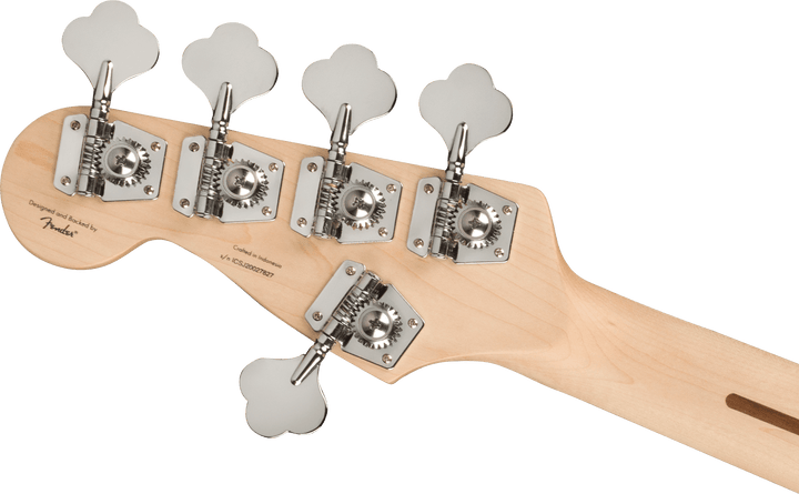 Squier Affinity Series Jazz Bass V, touche en érable, blanc olympique