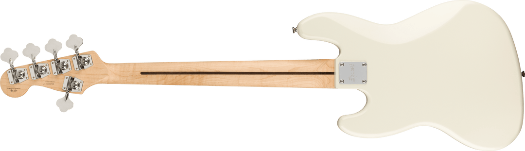 Squier Affinity Series Jazz Bass V, touche en érable, blanc olympique