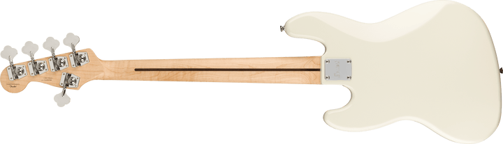 Squier Affinity Series Jazz Bass V, touche en érable, blanc olympique