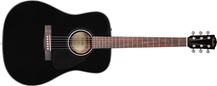 Fender CD-60 V3 Dreadnought, Walnut Fingerboard, Black