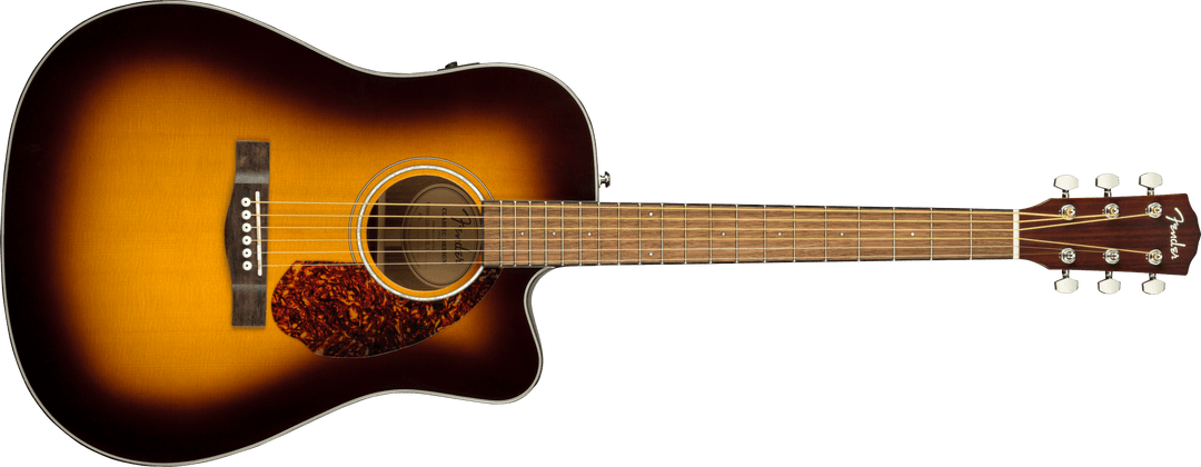 Fender CD-140SCE Dreadnought, Walnut Fingerboard, Sunburst w/case