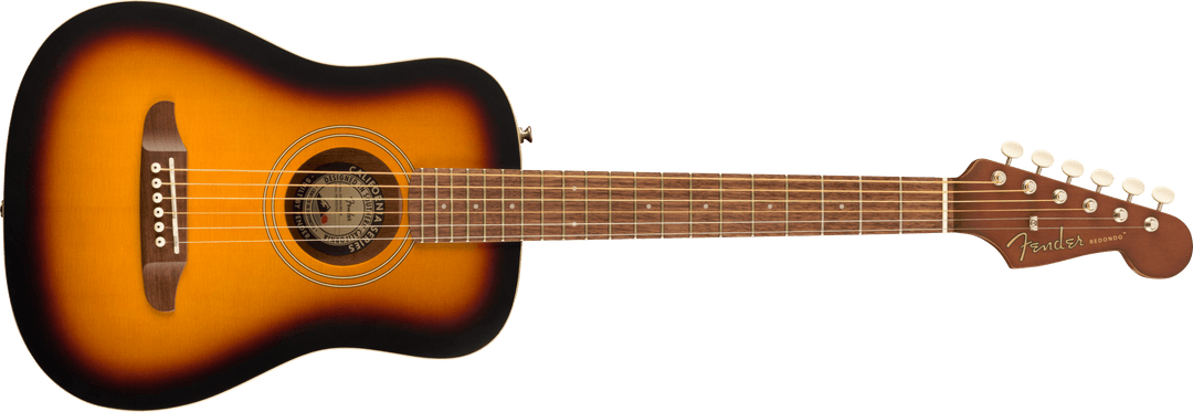 Fender Redondo Mini Acoustic c/w bag, Sunburst