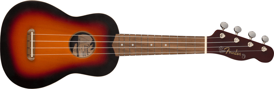 Fender Venice Ukulele, Soprano, 2 Tone Sunburst