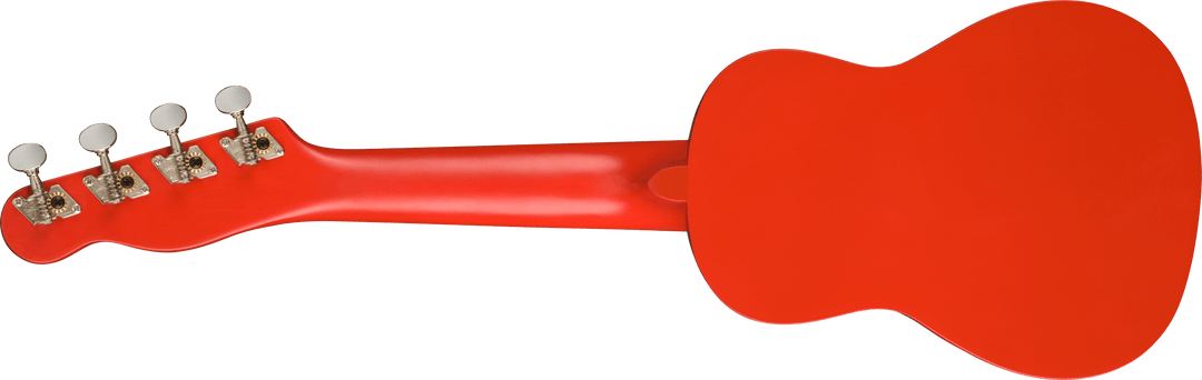 Ukulélé soprano Fender édition limitée Venice, touche en noyer, Fiesta Red 