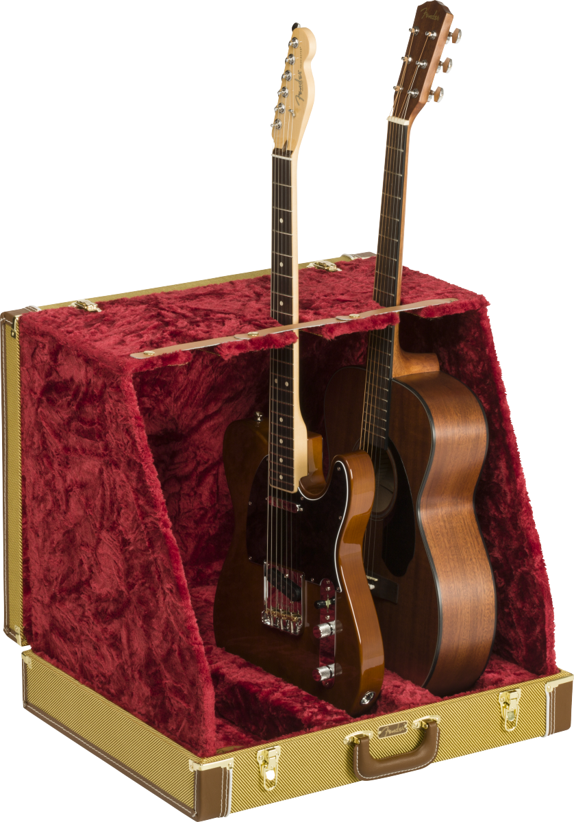 Fender Classic Series Case Stand, Tweed, 3 Guitar