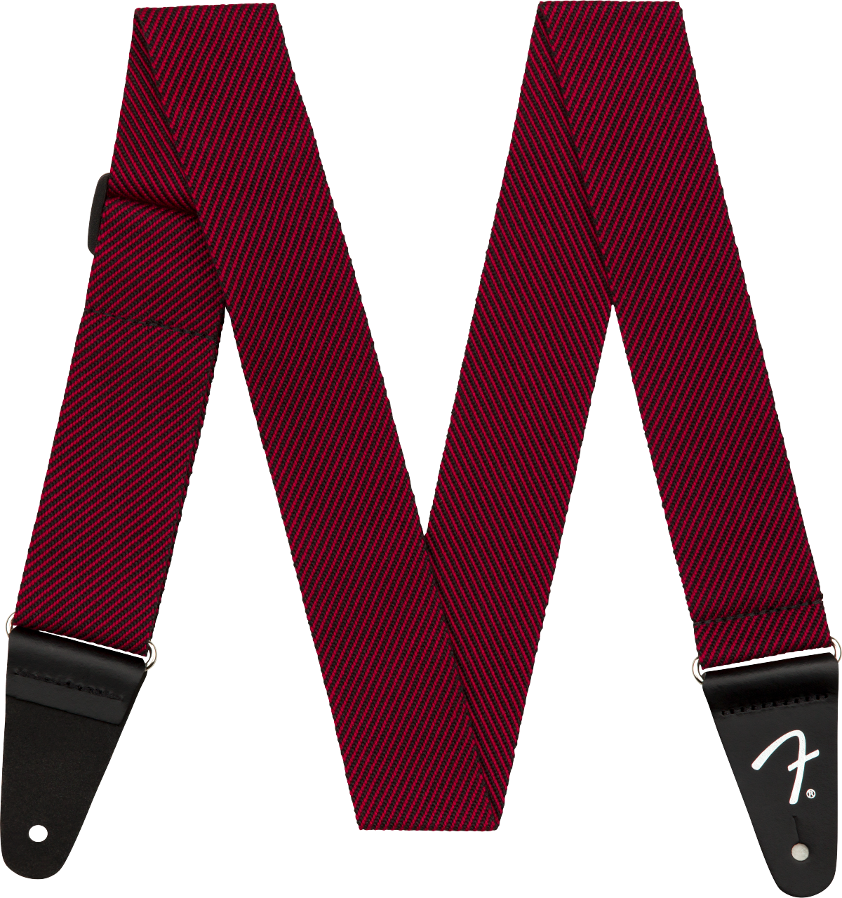 Fender Modern Tweed Strap, Black/Red 2