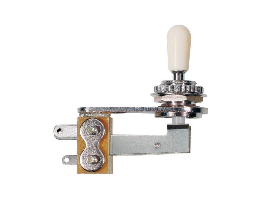 Boston 3-Way Angled LP Toggle Switch, Ivory Plate - A Strings