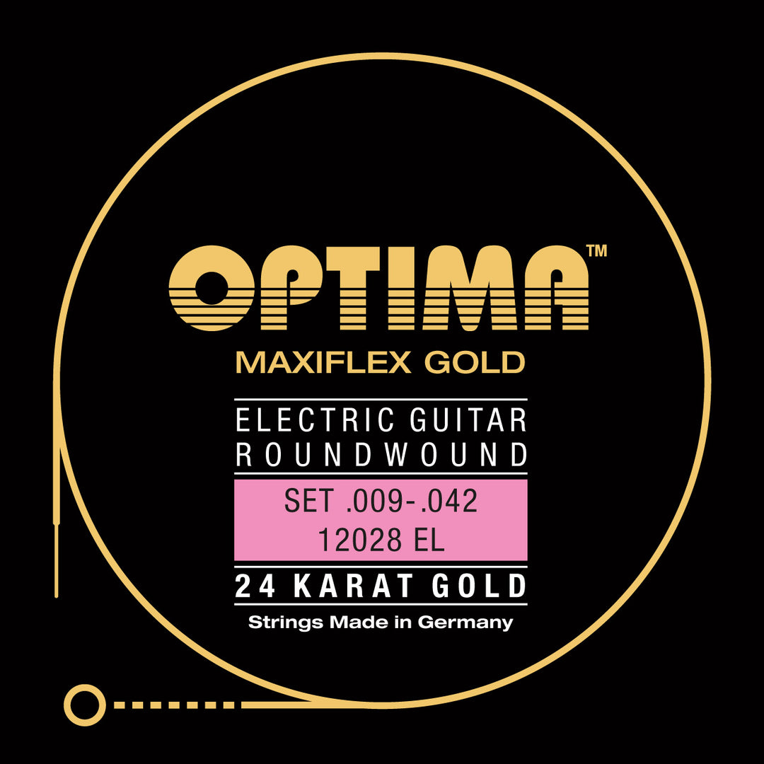 Optima Gold Maxiflex Electric Guitar String Set, .009-.042