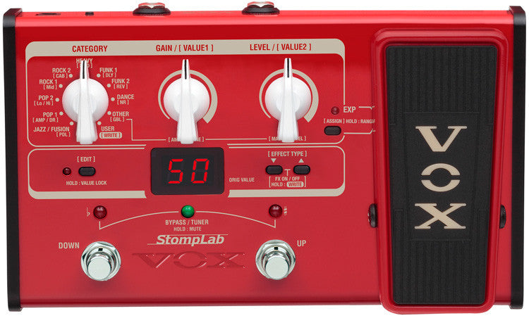 Vox Stomplab Bass SL2B Multi-FX w/Expression Pedal