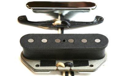 Bare Knuckle Blackguard Tele Flat 50 Single Coil Pickup Set - A Strings