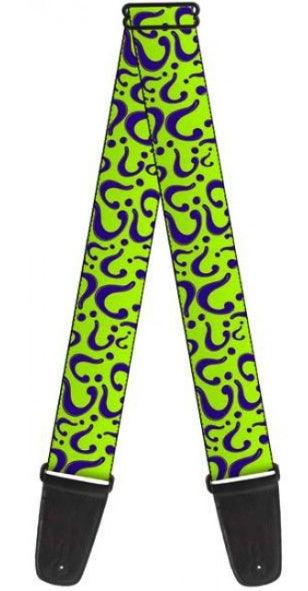 Buckle Down The Riddler Question Mark Guitar Strap - A Strings