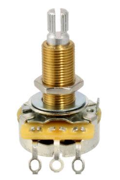 CTS 500k Potentiometer Split Knurled Shaft with 3/4 inch long threaded bushing - A Strings