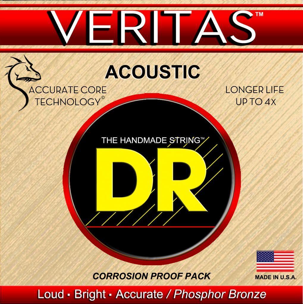 DR Veritas Acoustic String Set, .013-.056 - A Strings