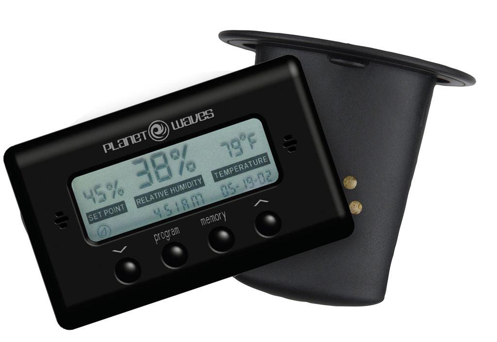 D'Addario Acoustic Guitar Humidifier with Digital Humidity & Temperature Sensor - A Strings