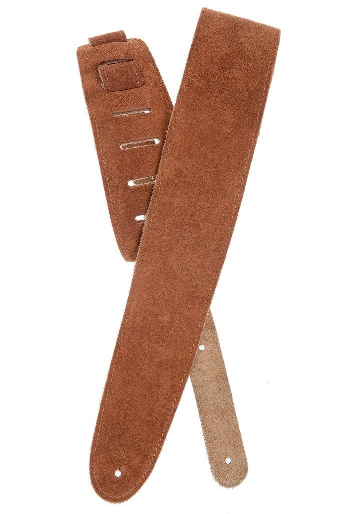 D'Addario Suede Guitar Strap - Honey - A Strings