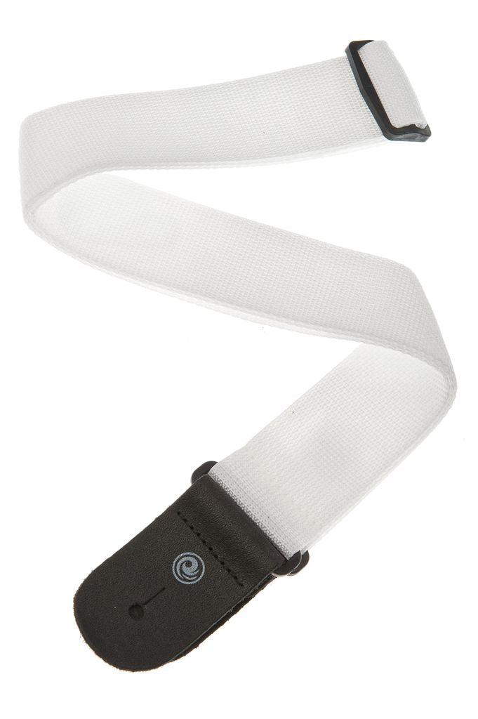 D'Addario Polypropylene Guitar Strap - White - A Strings