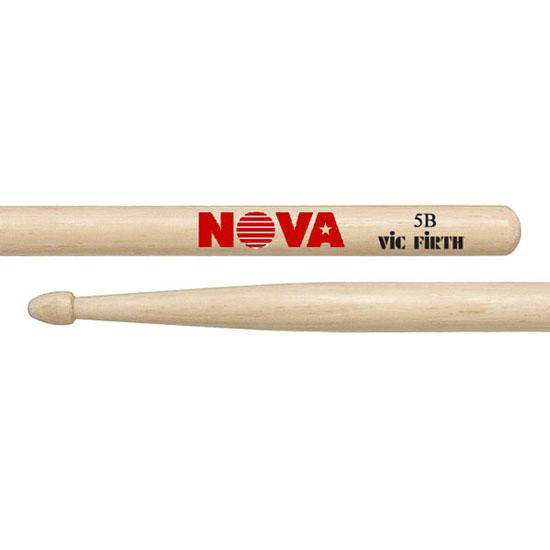 Baguettes Vic Firth Nova Hickory, pointe en bois, 2B