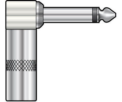 QTX 6.3mm Right Angled Jack Plug
