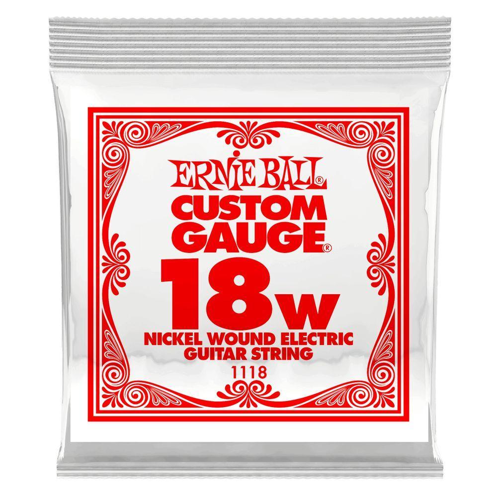 Ernie Ball Single String, Nickel Wound, .018 - A Strings