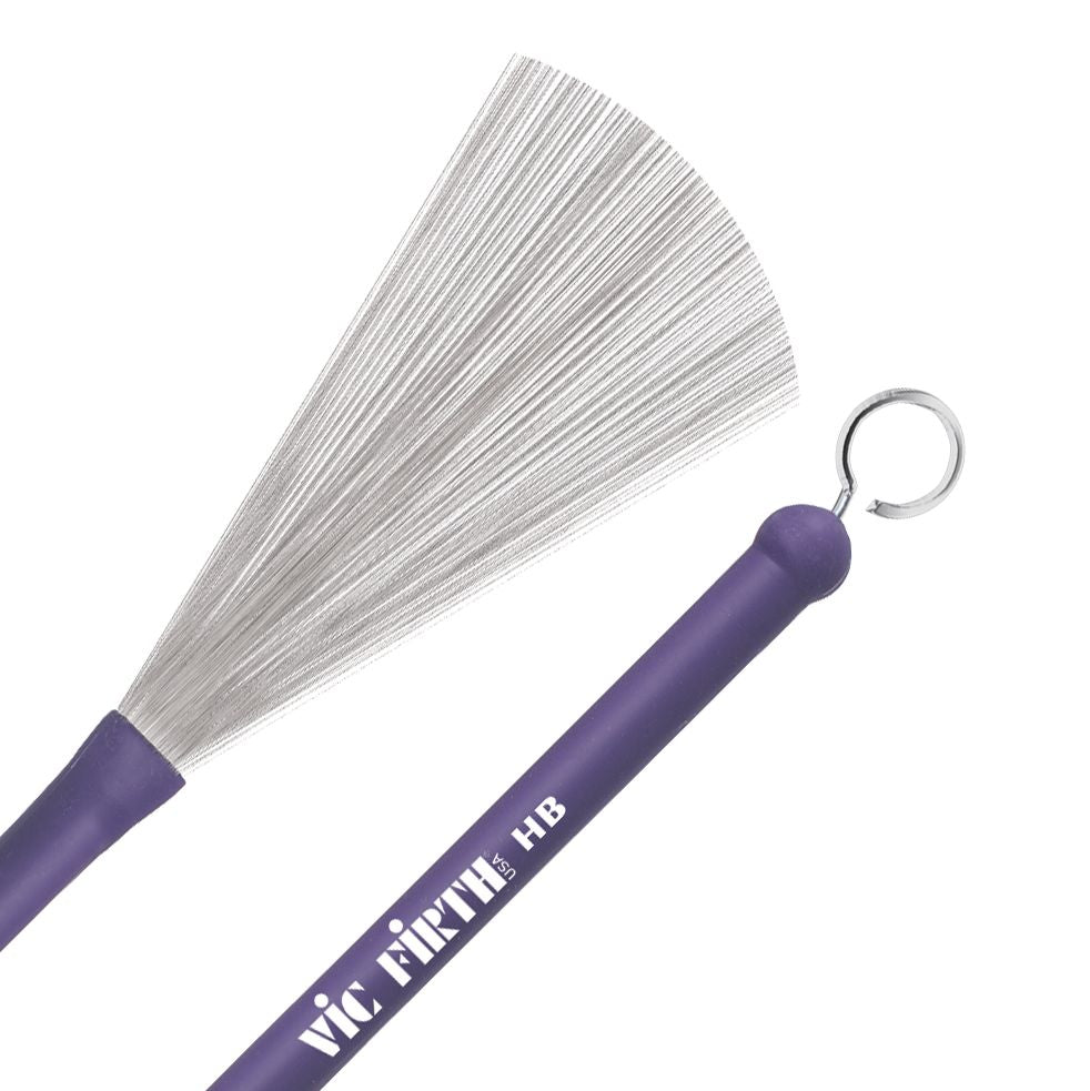 Brosse Vic Firth Heritage avec manche en caoutchouc