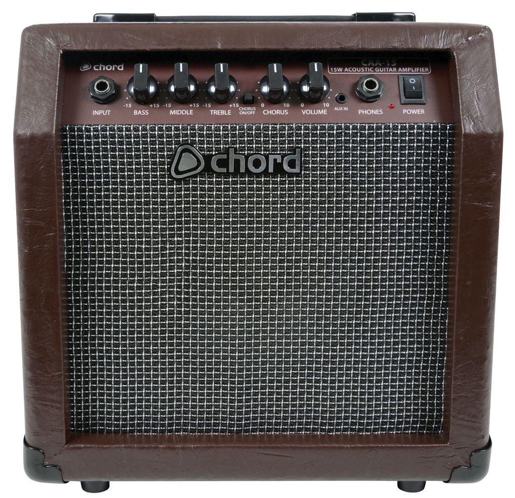 Chord CAA-15 15W Acoustic Guitar Amplifier - A Strings