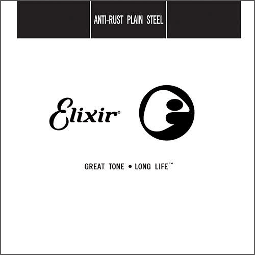 Elixir Anti-Rust Single String, Plain Steel, .009 - A Strings