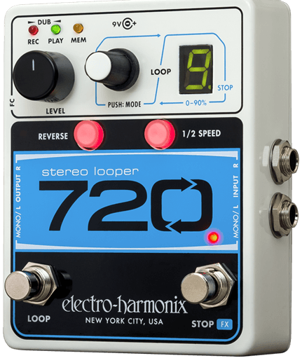 Electro Harmonix 720 Stereo Looper Pedal - A Strings