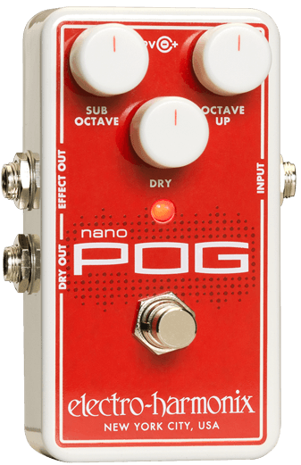 Electro Harmonix Nano Pog Polyphonic Octave Generator Pedal - A Strings