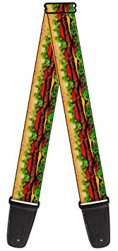 Buckle Down Hamburger Guitar Strap - A Strings