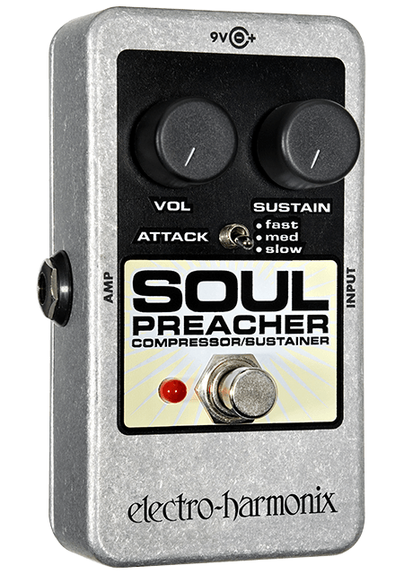Electro Harmonix Soul Preacher Nano Compressor/Sustainer Pedal - A Strings